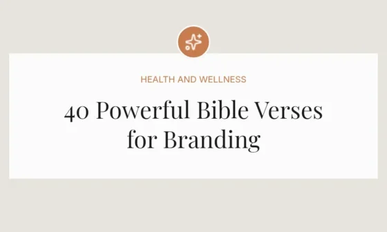 40 Powerful Bible Verses for Branding