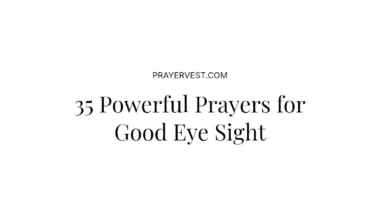 35 Powerful Prayers for Good Eye Sight