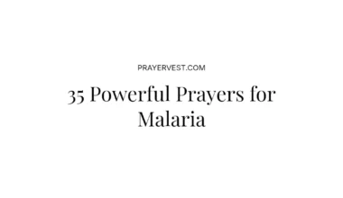 35 Powerful Prayers for Malaria