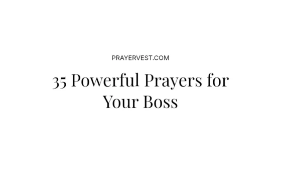 35 Powerful Prayers for Your Boss