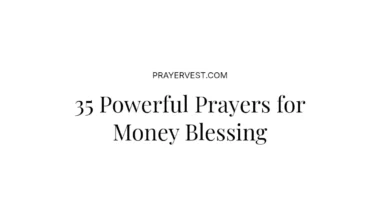 35 Powerful Prayers for Money Blessing