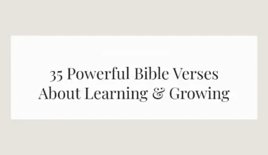 35 Powerful Bible Verses About Learning & Growing